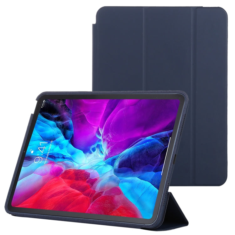Étui en cuir intelligent à rabat horizontal 3 volets avec fonction veille/réveil et support, pour iPad Air 2022/2020 10.9