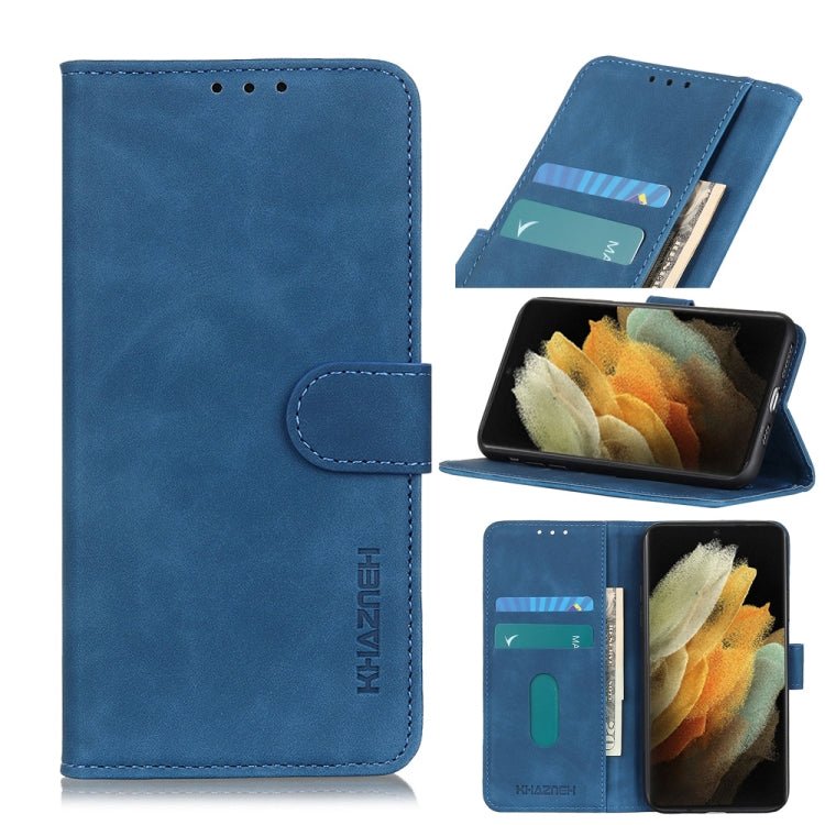 KHAZNEH Retro Texture PU + TPU Horizontal Flip Leather Case with Holder & Card Slots & Wallet, For LG K42, For Huawei Nova 8 SE, For Huawei P Smart 2021, For Samsung Galaxy S21 5G, For Samsung Galaxy S21 Plus 5G, For Samsung Galaxy S30 Ultra           ...