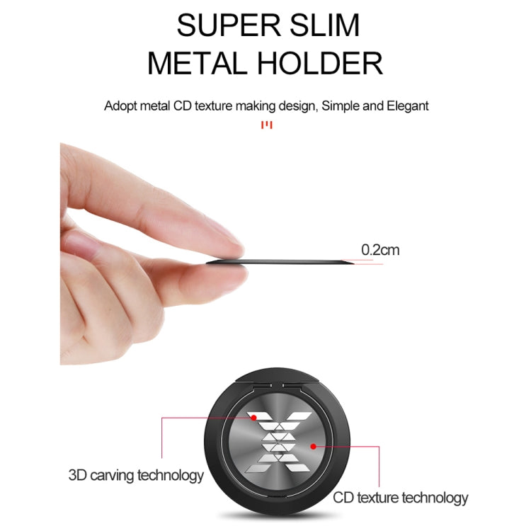 XINLI Stitching Cloth Textue Shockproof TPU Protective Case with Ring Holder