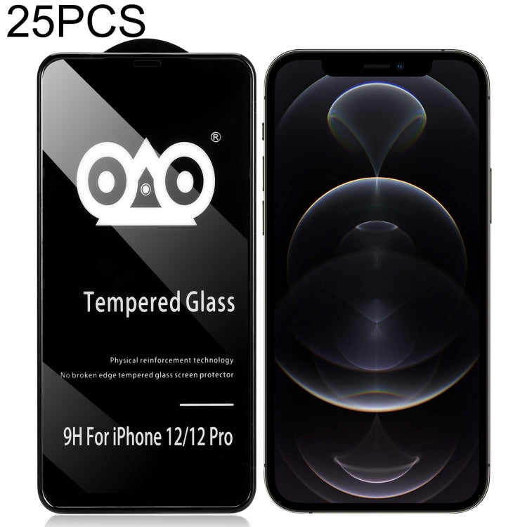 25 PCS Shockproof Anti-breaking Edge Airbag Tempered Glass Film, For iPhone X / XS (25 PCS), For iPhone XR (25 PCS), For iPhone XS Max (25 PCS), For iPhone 12 mini (25 PCS), For iPhone 12 / 12 Pro (25 PCS), For iPhone 12 Pro Max (25 PCS)���������������...