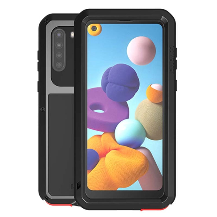 LOVE MEI Metal Shockproof Waterproof Dustproof Protective Case with Glass