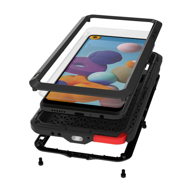 LOVE MEI Metal Shockproof Waterproof Dustproof Protective Case with Glass