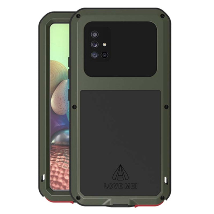 LOVE MEI Metal Shockproof Waterproof Dustproof Protective Case with Glass