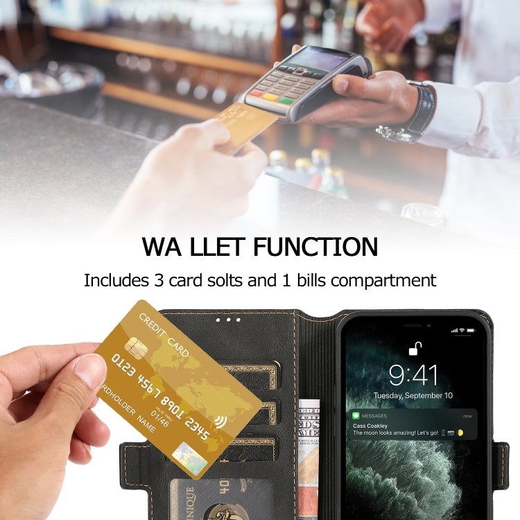 Retro Magnetic Closing Clasp Horizontal Flip Leather Case with Holder & Card Slots & Photo Frame & Wallet