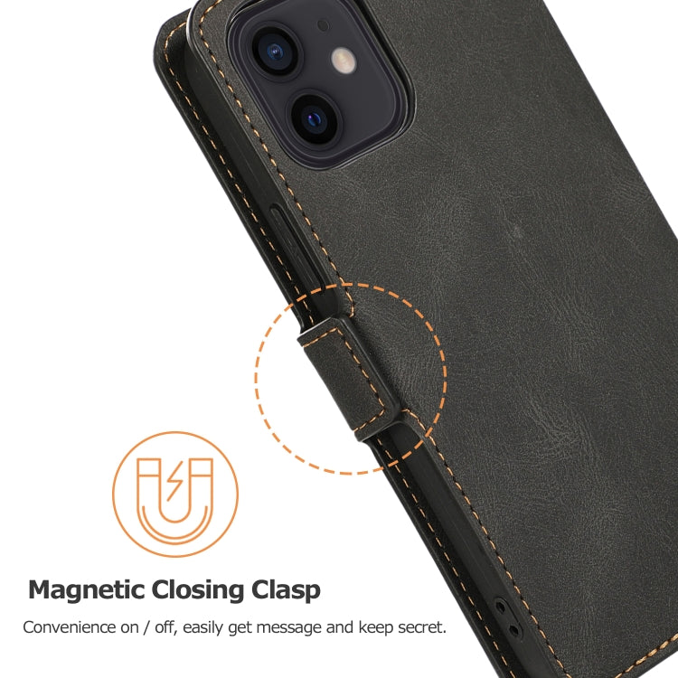 Retro Magnetic Closing Clasp Horizontal Flip Leather Case with Holder & Card Slots & Photo Frame & Wallet