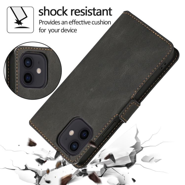 Retro Magnetic Closing Clasp Horizontal Flip Leather Case with Holder & Card Slots & Photo Frame & Wallet