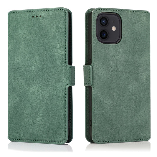 Horizontal leather case with built-in photo frame and magnetic clasp closure
