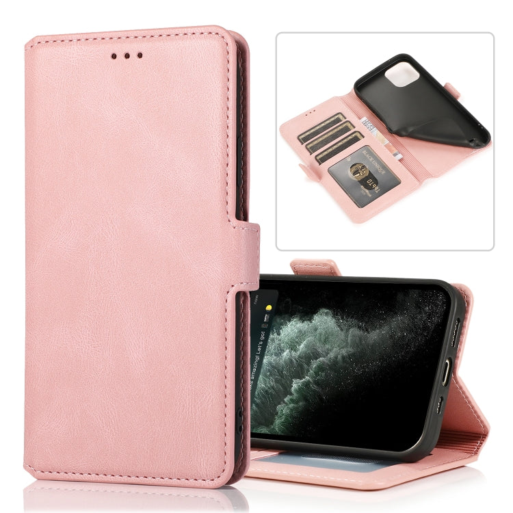 Retro Magnetic Closing Clasp Horizontal Flip Leather Case with Holder & Card Slots & Photo Frame & Wallet