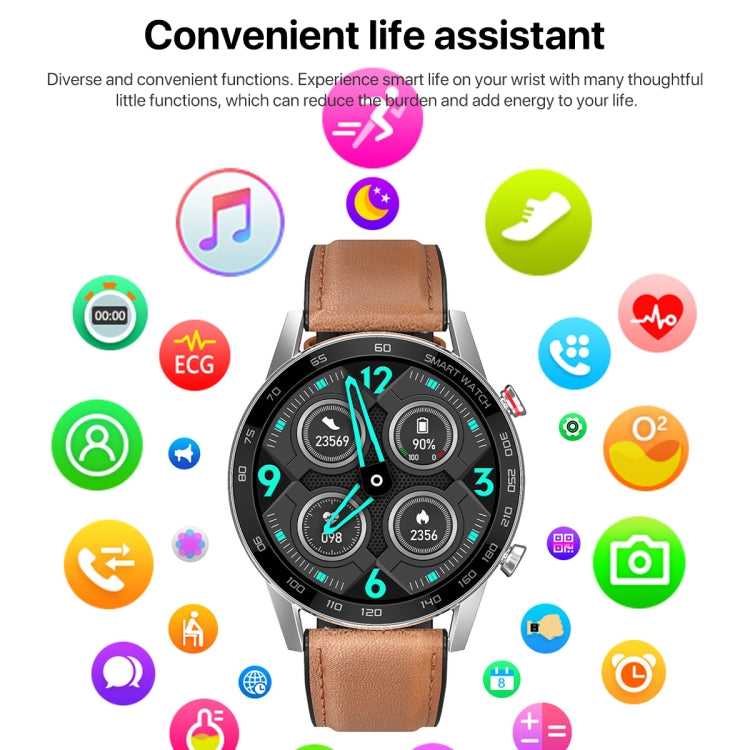1.3 inch Touch Screen Dual-mode Bluetooth Smart Watch, Support Sleep Monitor / Heart Rate Monitor / Blood Pressure Monitoring, Silver Milanese Strap