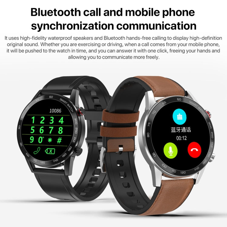 1.3 inch Touch Screen Dual-mode Bluetooth Smart Watch, Support Sleep Monitor / Heart Rate Monitor / Blood Pressure Monitoring, Silver Milanese Strap