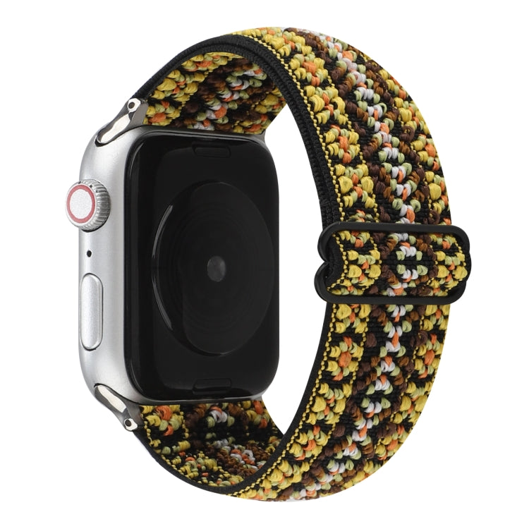 Ethnic Style Buckle Watchband For Apple Watch Series 6 & SE & 5 & 4 40mm / 3 & 2 & 1 38mm, For Apple Watch Series 7 41mm / 6 & SE & 5 & 4 40mm / 3 & 2 & 1 38mm