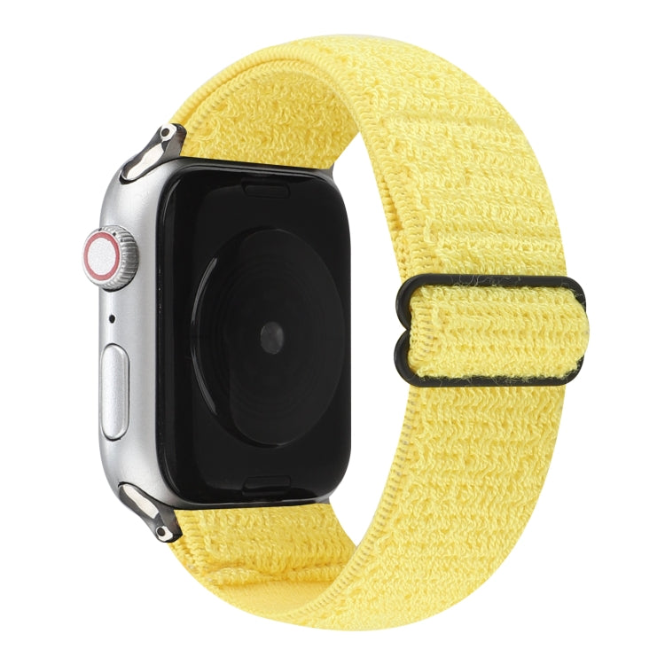 Solid Color Nylon Watchband For Apple Watch Series 6 & SE & 5 & 4 44mm / 3 & 2 & 1 42mm, For Apple Watch Series 7 45mm / 6 & SE & 5 & 4 44mm / 3 & 2 & 1 42mm
