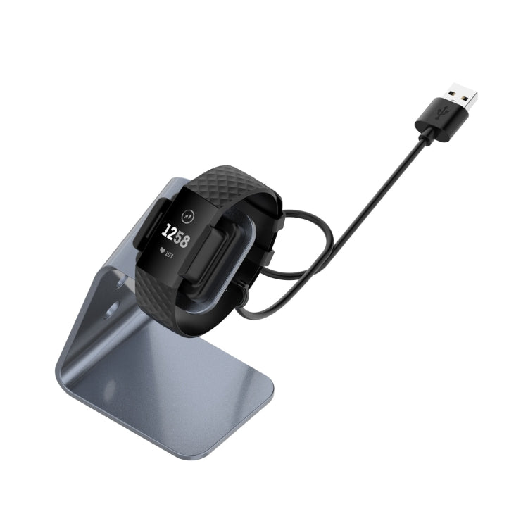 For Fitbit Charge 4 / 3 / 3 SE Universal Aluminum Alloy Charger Holder with Chip Protection, Support Fast Charging, For Fitbit Charge 4