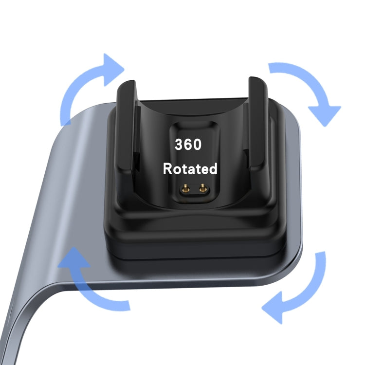 For Fitbit Charge 4 / 3 / 3 SE Universal Aluminum Alloy Charger Holder with Chip Protection, Support Fast Charging, For Fitbit Charge 4