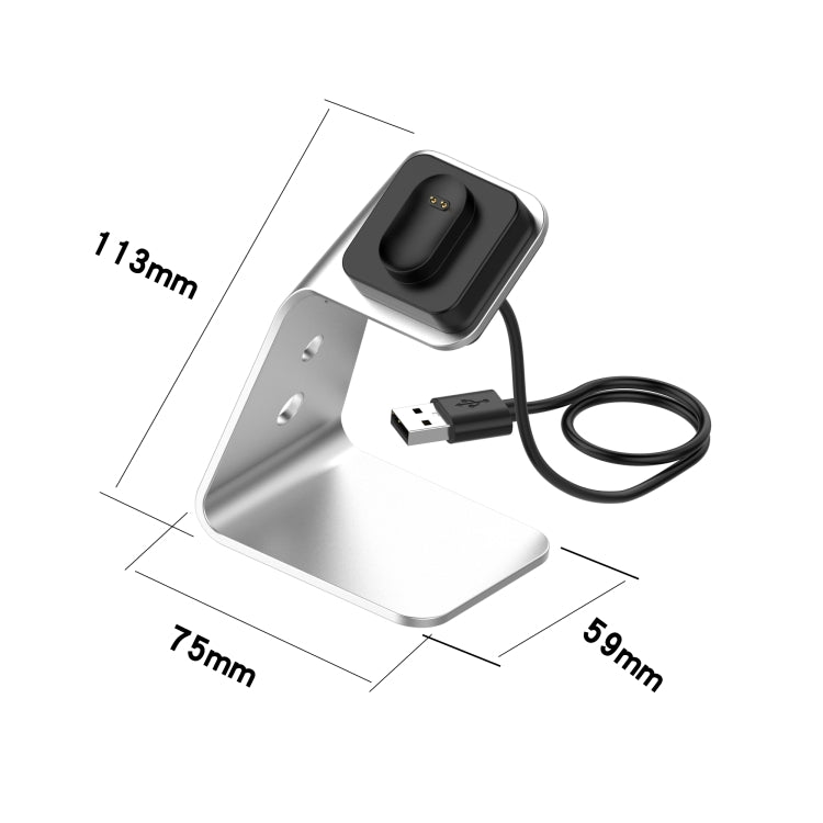 For Fitbit Inspire / Inspire HR / Ace 2 Universal Aluminum Alloy Charger Holder with Chip Protection, Support Fast Charging, For Fitbit Inspire