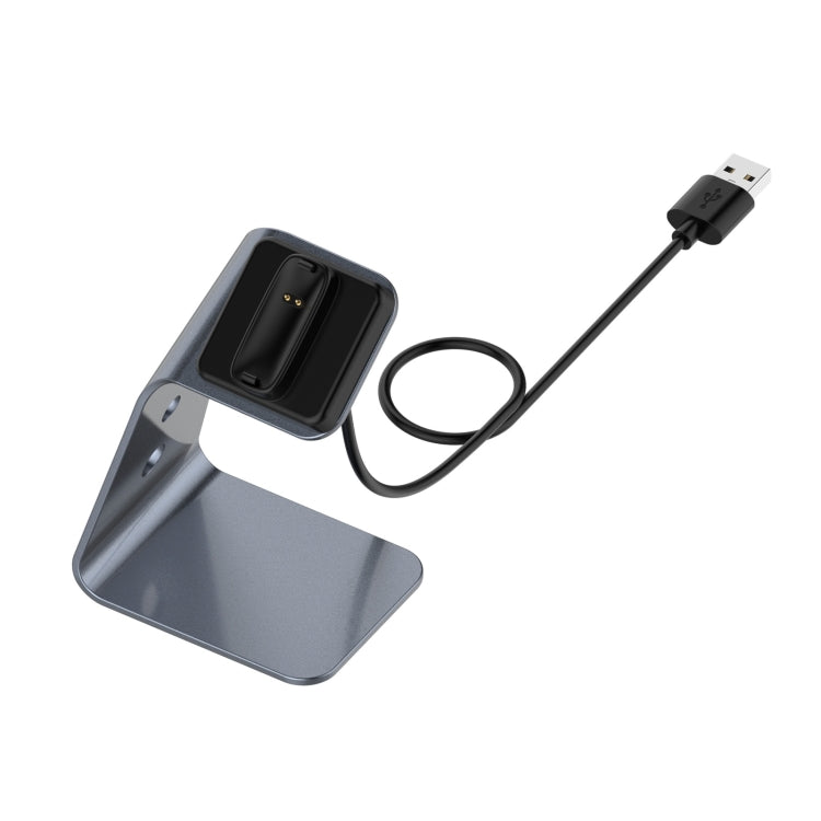 For Fitbit Inspire 2 Aluminum Alloy Charger Holder with Chip Protection, Support Fast Charging, For Fitbit Inspire 2