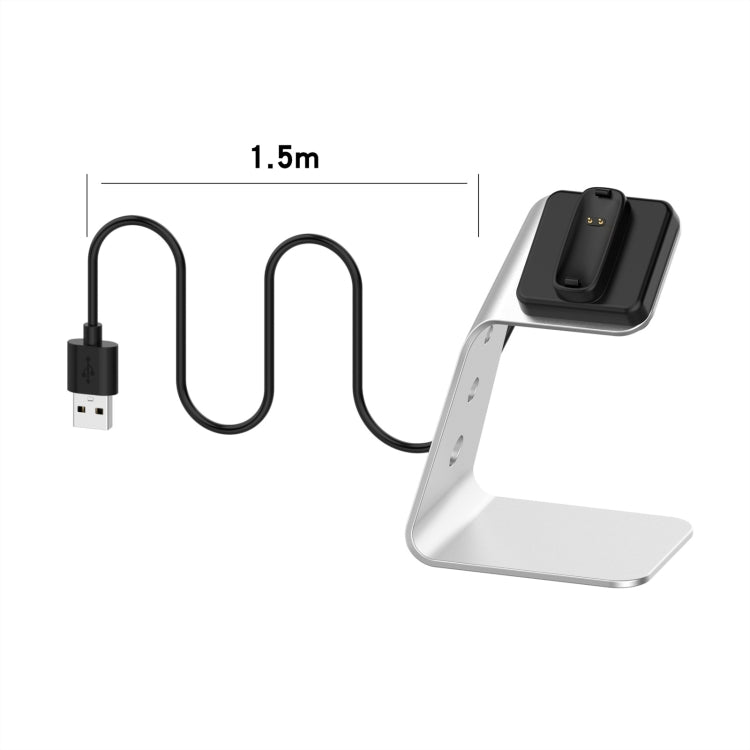 For Fitbit Inspire 2 Aluminum Alloy Charger Holder with Chip Protection, Support Fast Charging, For Fitbit Inspire 2