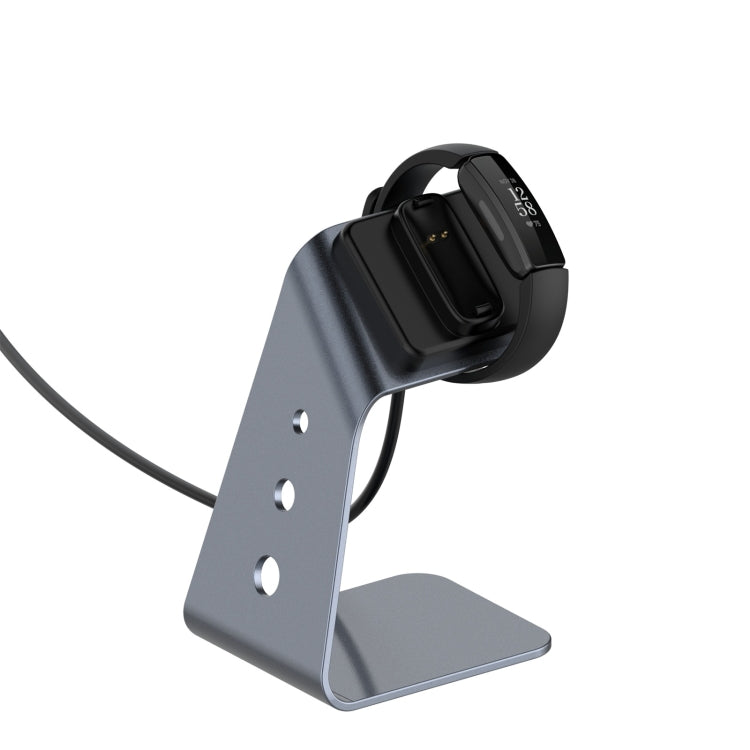 For Fitbit Inspire 2 Aluminum Alloy Charger Holder with Chip Protection, Support Fast Charging, For Fitbit Inspire 2