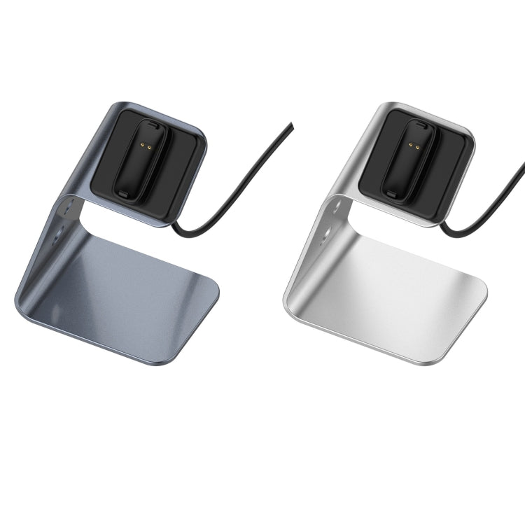 For Fitbit Inspire 2 Aluminum Alloy Charger Holder with Chip Protection, Support Fast Charging, For Fitbit Inspire 2