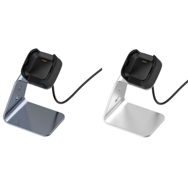 For Fitbit Versa / Versa Lite / Versa SE Universal Aluminum Alloy Charger Holder with Chip Protection, Support Fast Charging, For Fitbit Versa
