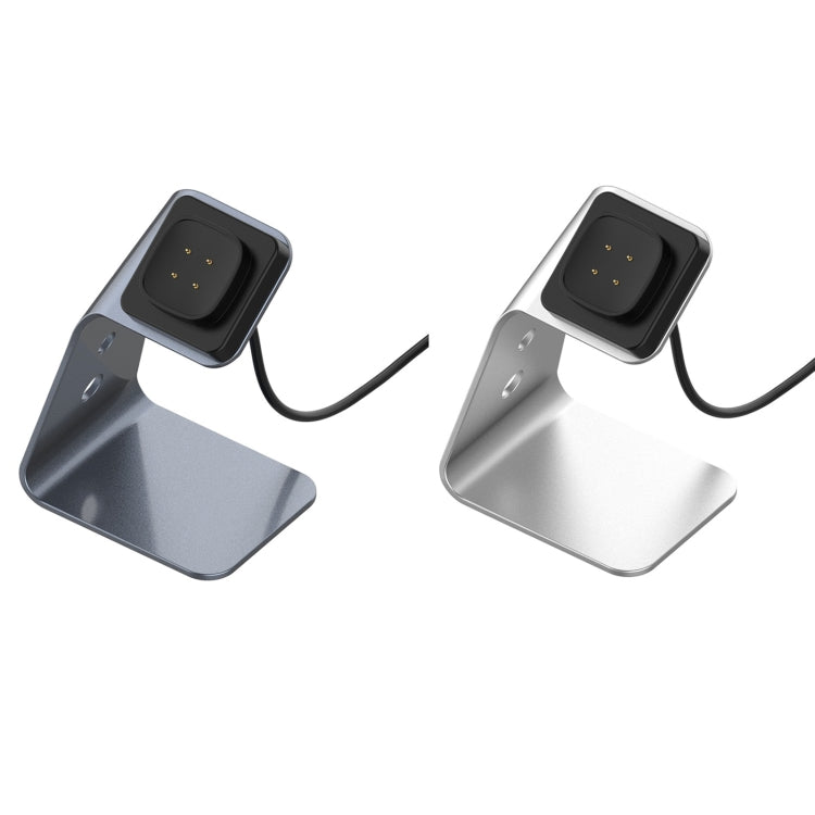 For Fitbit Versa 3 / Fitbit Sence Aluminum Alloy Charger Holder with Chip Protection, Support Fast Charging, For Fitbit Versa 3