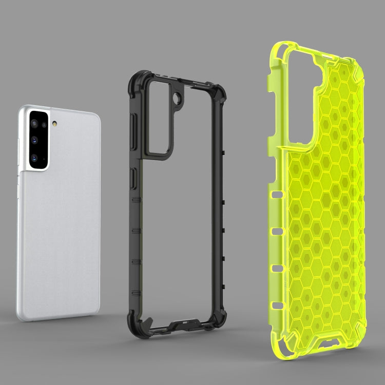 Shockproof Honeycomb PC + TPU Protective Case, For Samsung Galaxy S21 5G, For Samsung Galaxy S21+ 5G, For Samsung Galaxy S21 Ultra 5G