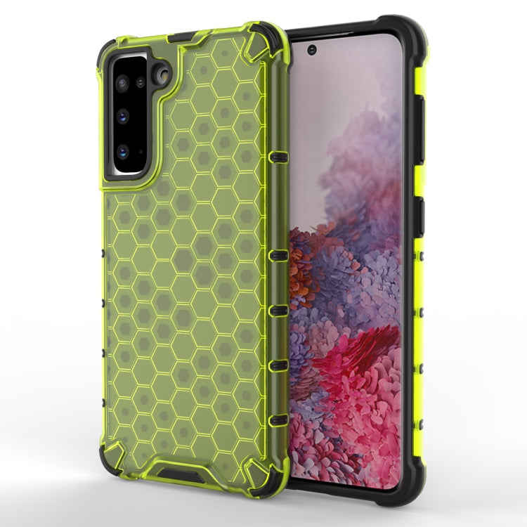 Shockproof Honeycomb PC + TPU Protective Case, For Samsung Galaxy S21 5G, For Samsung Galaxy S21+ 5G, For Samsung Galaxy S21 Ultra 5G