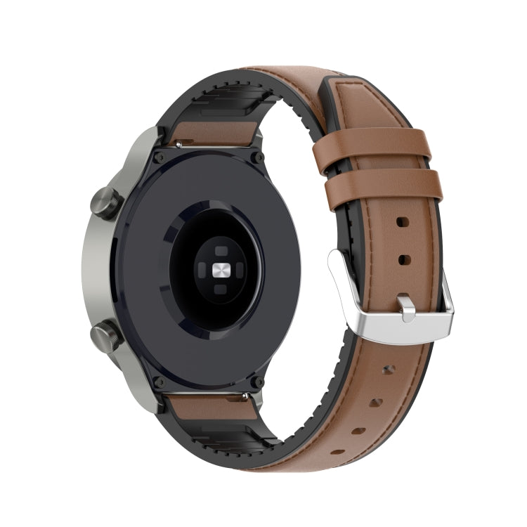 22mm Silicone Leather Replacement Strap Watchband for Huawei Watch GT 2 Pro, For Huawei Watch GT 2 Pro