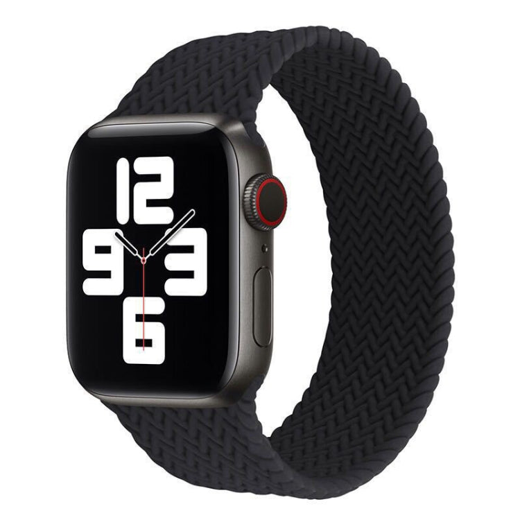 Single-turn Woven Pattern Silicone Watchband For Apple Watch Series 6 & SE & 5 & 4 40mm / 3 & 2 & 1 38mm