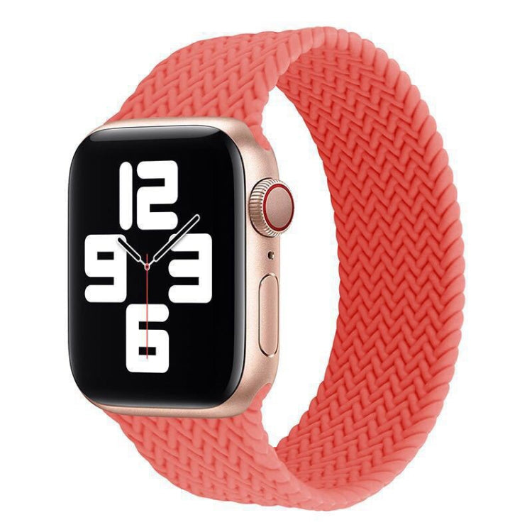 Single-turn Woven Pattern Silicone Watchband For Apple Watch Series 6 & SE & 5 & 4 40mm / 3 & 2 & 1 38mm