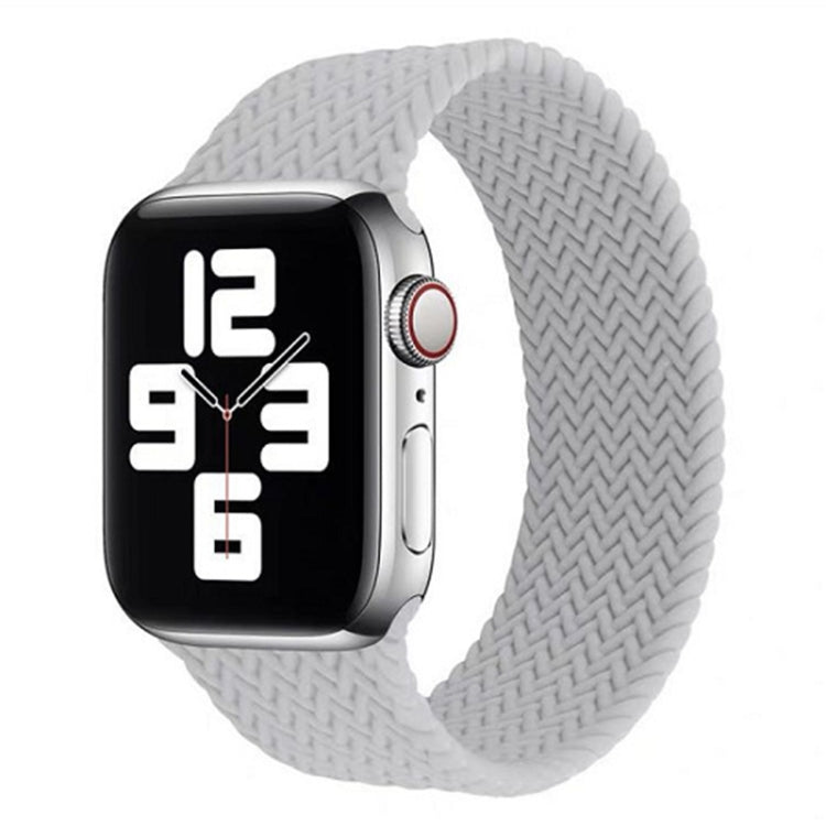 Single-turn Woven Pattern Silicone Watchband For Apple Watch Series 6 & SE & 5 & 4 40mm / 3 & 2 & 1 38mm