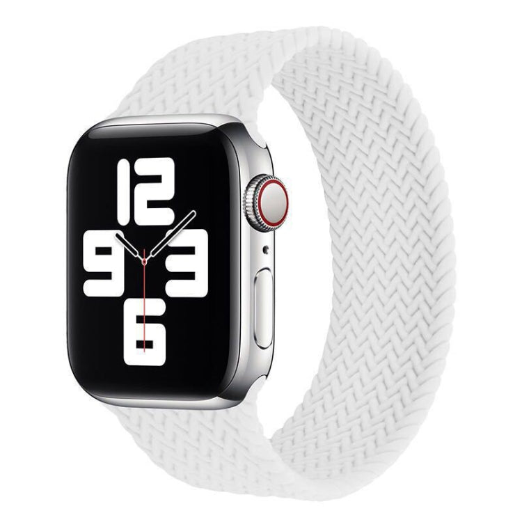 Single-turn Woven Pattern Silicone Watchband For Apple Watch Series 6 & SE & 5 & 4 44mm / 3 & 2 & 1 42mm, S, M, L
