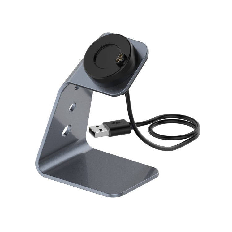 For Garmin Forerunner 745 / Venu Sq / Fenix 6 Universal Aluminum Alloy Magnetic Charger Holder with Chip Protection, Support Fast Charging, For Garmin Forerunner 745 (Right Interface)