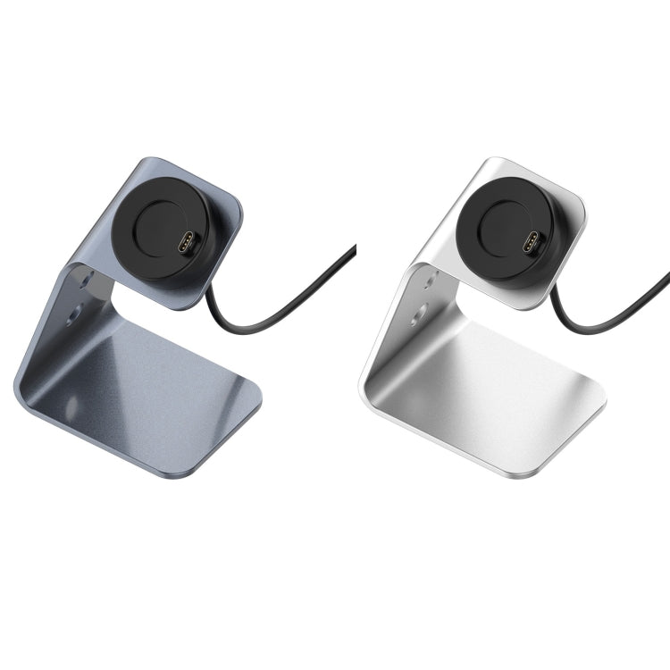 For Garmin Forerunner 745 / Venu Sq / Fenix 6 Universal Aluminum Alloy Magnetic Charger Holder with Chip Protection, Support Fast Charging, For Garmin Forerunner 745 (Right Interface)