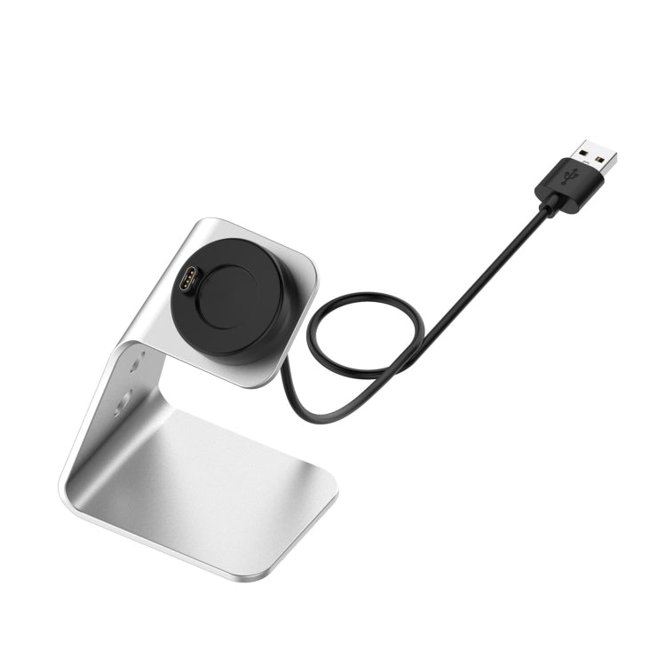 For Garmin Forerunner 745 / Venu Sq / Fenix 6 Universal Aluminum Alloy Magnetic Charger Holder with Chip Protection, Support Fast Charging, For Garmin Forerunner 745 (Left Interface)