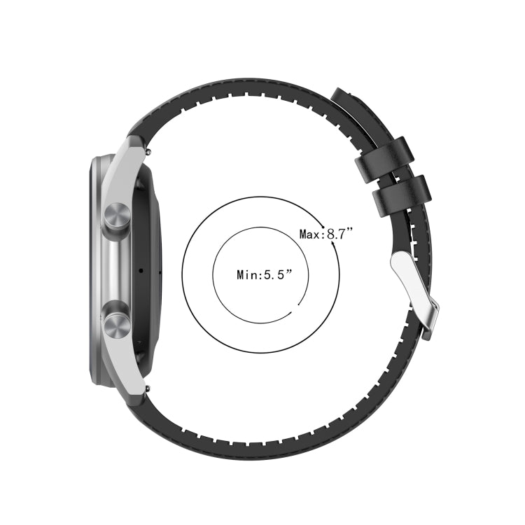 20mm Silicone Leather Replacement Strap Watchband for Samsung Galaxy Watch 3 41mm, For Samsung Galaxy Watch 3 41mm