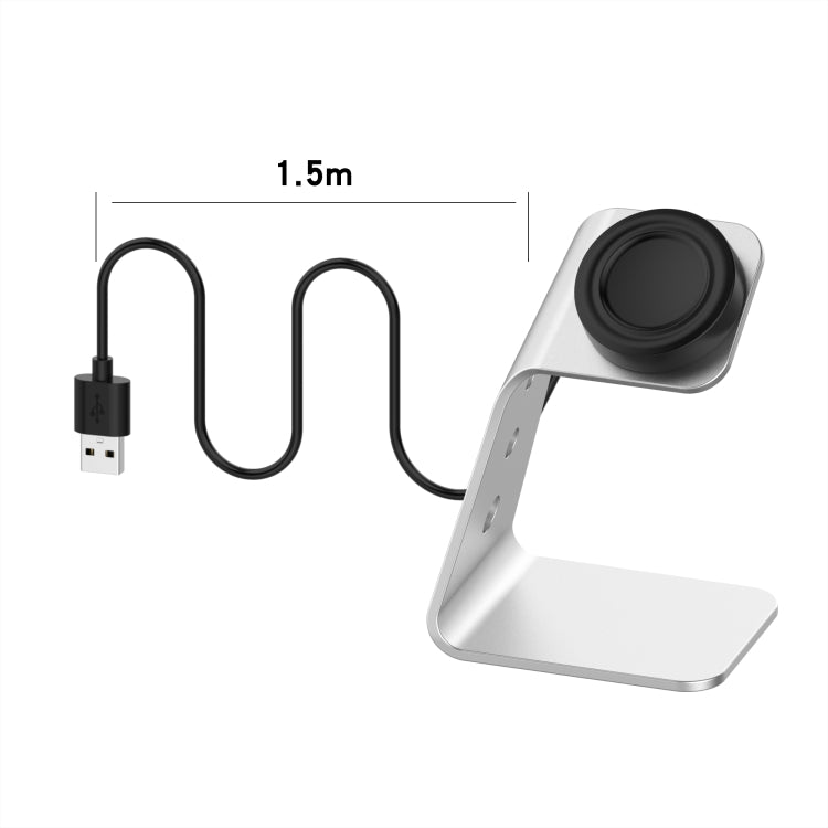 For Samsung R500 / Galaxy Watch 3 Universal Aluminum Alloy Magnetic Charger Holder with Chip Protection, Support Fast Charging, For Samsung R500