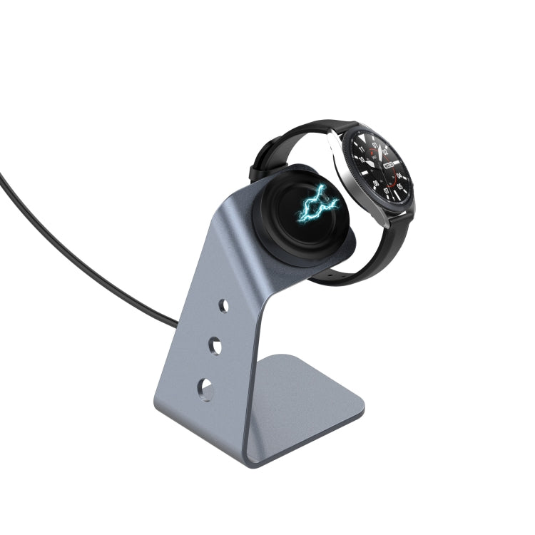 For Samsung R500 / Galaxy Watch 3 Universal Aluminum Alloy Magnetic Charger Holder with Chip Protection, Support Fast Charging, For Samsung R500