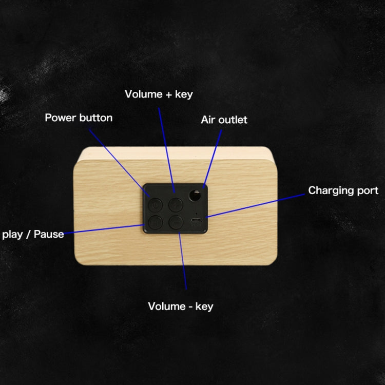 Q2 Double Speaker Wooden Bluetooth Speaker, Q2