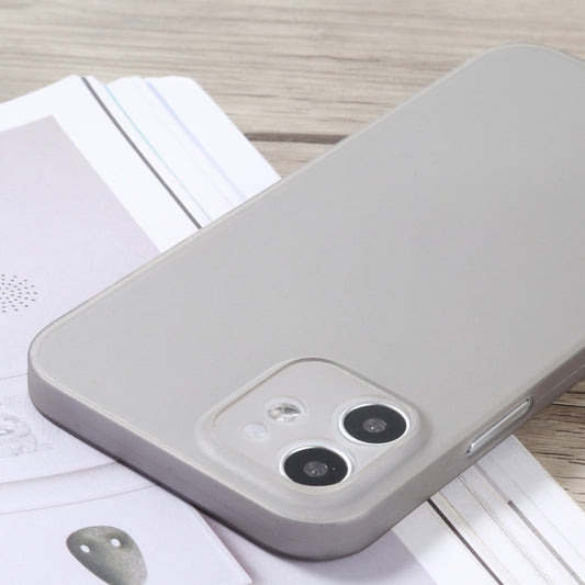 iPhone 12 mini protective shell displaying transparent material and camera cutout