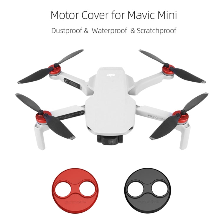Sunnylife MM-Q9239 Dust-proof Waterproof Aluminum Alloy Motor Cover for DJI Mavic Mini / Mini 2