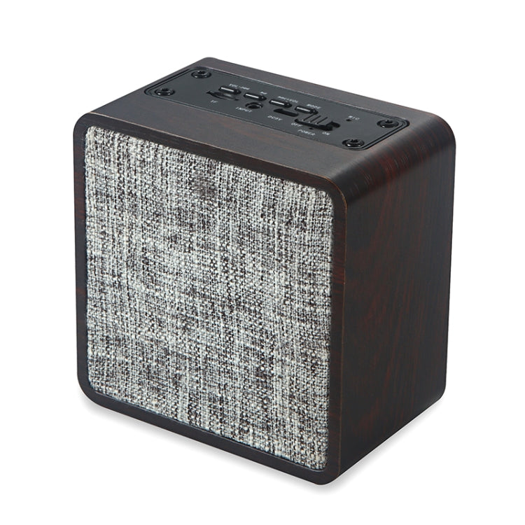 Q4 Wooden Fabric Bluetooth Speaker, Support TF Card & 3.5mm AUX, Q4