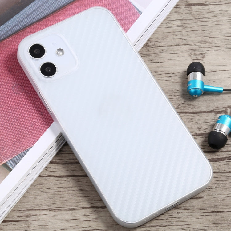 Carbon Fiber Texture PP Protective Case, For iPhone 12 / 12 Pro, For iPhone 12 mini, For iPhone 12 Pro Max