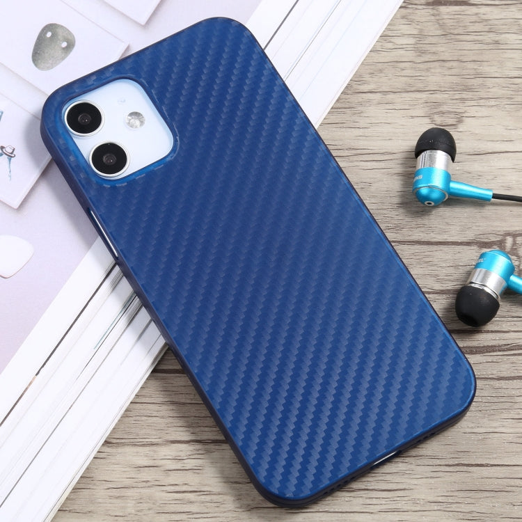 Carbon Fiber Texture PP Protective Case, For iPhone 12 / 12 Pro, For iPhone 12 mini, For iPhone 12 Pro Max
