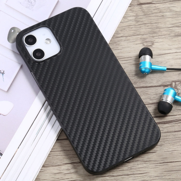 Carbon Fiber Texture PP Protective Case, For iPhone 12 / 12 Pro, For iPhone 12 mini, For iPhone 12 Pro Max