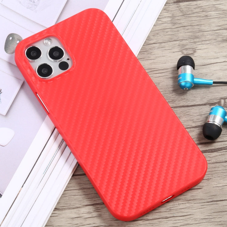 Carbon Fiber Texture PP Protective Case, For iPhone 12 / 12 Pro, For iPhone 12 mini, For iPhone 12 Pro Max