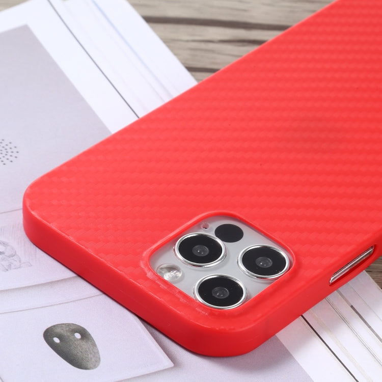 Carbon Fiber Texture PP Protective Case, For iPhone 12 / 12 Pro, For iPhone 12 mini, For iPhone 12 Pro Max