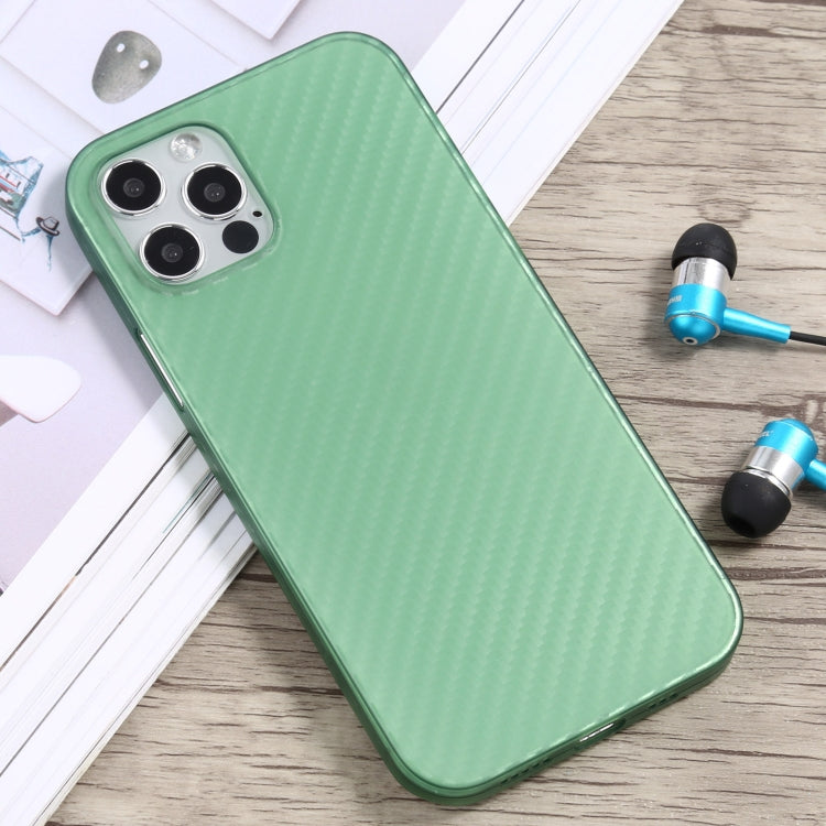 Carbon Fiber Texture PP Protective Case, For iPhone 12 / 12 Pro, For iPhone 12 mini, For iPhone 12 Pro Max