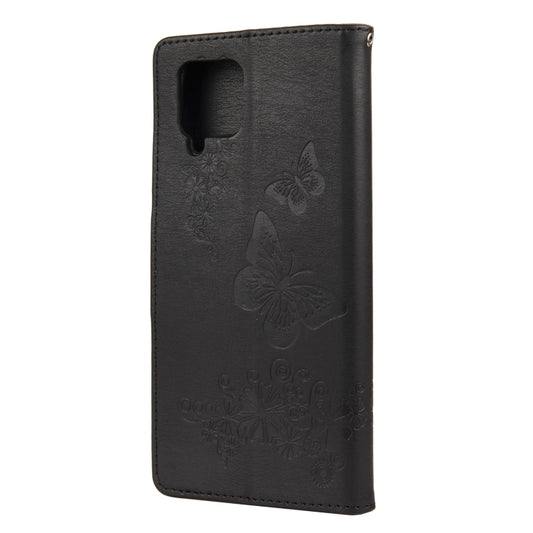 Nokia 2.4 case featuring embossed butterflies with built-in card holder