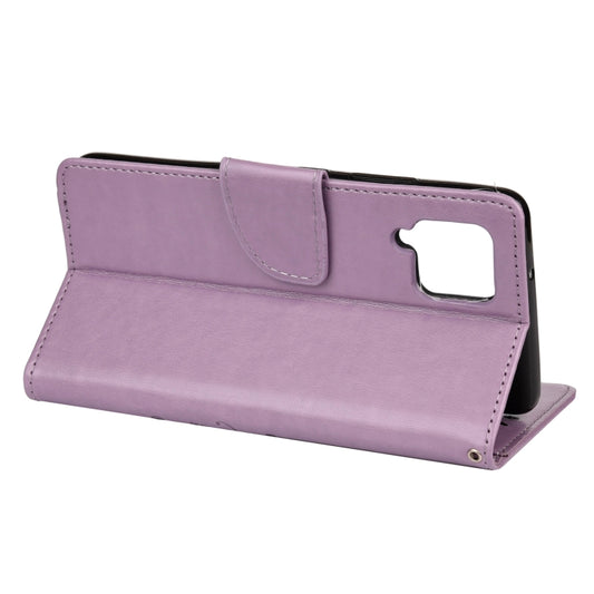 Back cover of butterfly flower leather case closed position for Nokia mobile phone